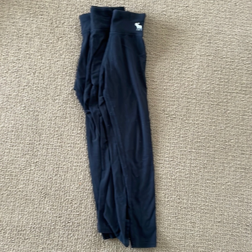 Abercrombie kids pack of 3 black leggings